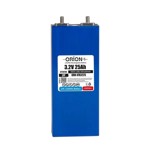 Orion LiFePO4 3.2V 25Ah Prizmatik Pil