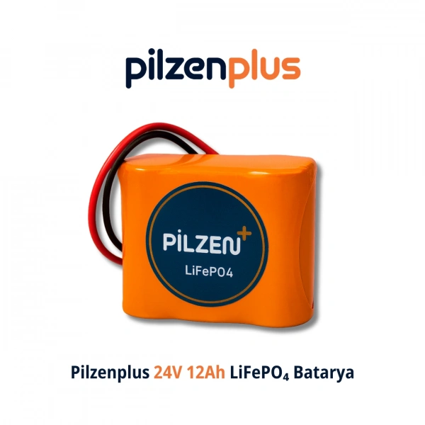 Pilzenplus 24V 12Ah LiFePO₄ Batarya