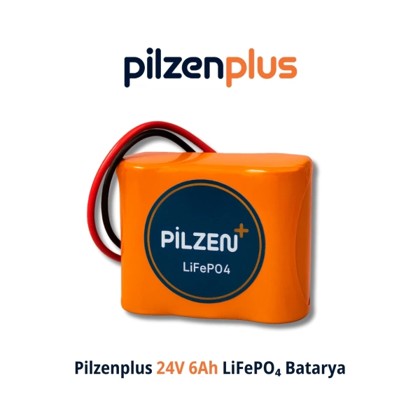 Pilzenplus 24V 6Ah LiFePO₄ Batarya