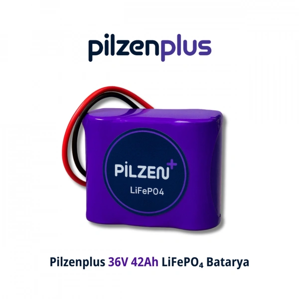 Pilzenplus 36V 42Ah LiFePO₄ Batarya