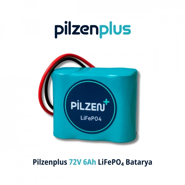 Pilzenplus 72V 6Ah LiFePO₄ Batarya