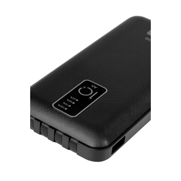Powerway TX108 Siyah 10.000 mAh Dijital Göstergeli Ekstra Kablolu 4 Çıkışlı Powerbank