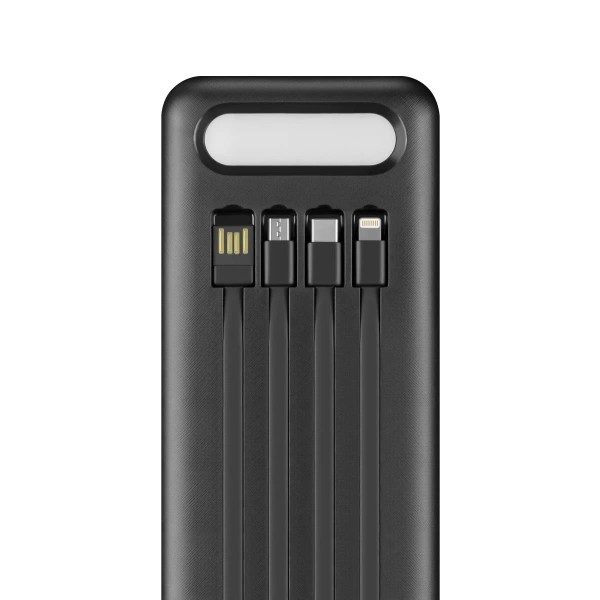 Powerway TX60 Siyah 60.000 mAh Çoklu Çıkış Dijital Göstergeli Ekstra Kablolu Powerbank