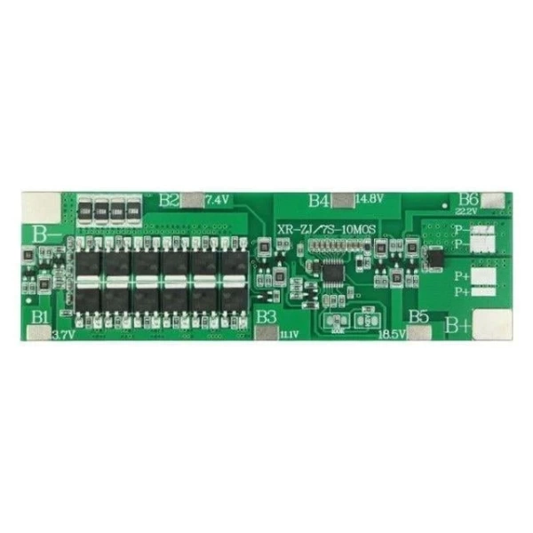 XR 7S 30A 29,4V (70A Pik) Balanslı Lityum Batarya BMS (Brakete Uygun Ölçüde)