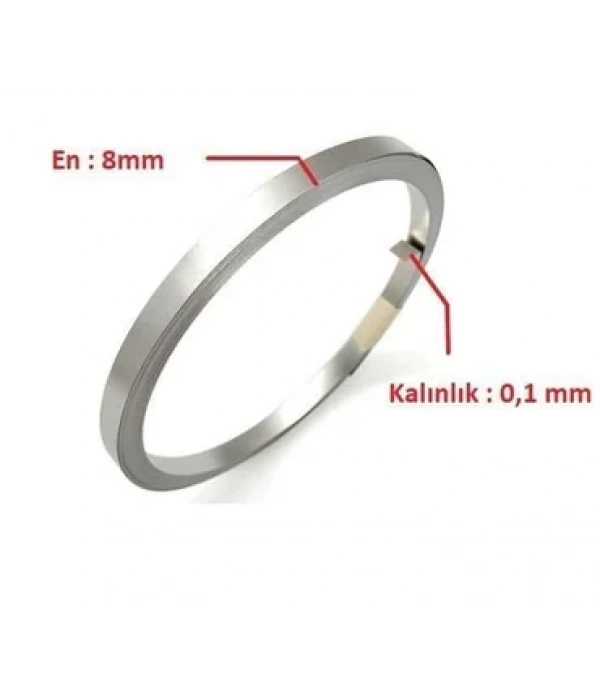 0,10x8mm Nikel Kaplı Punta Teli - 10 metre