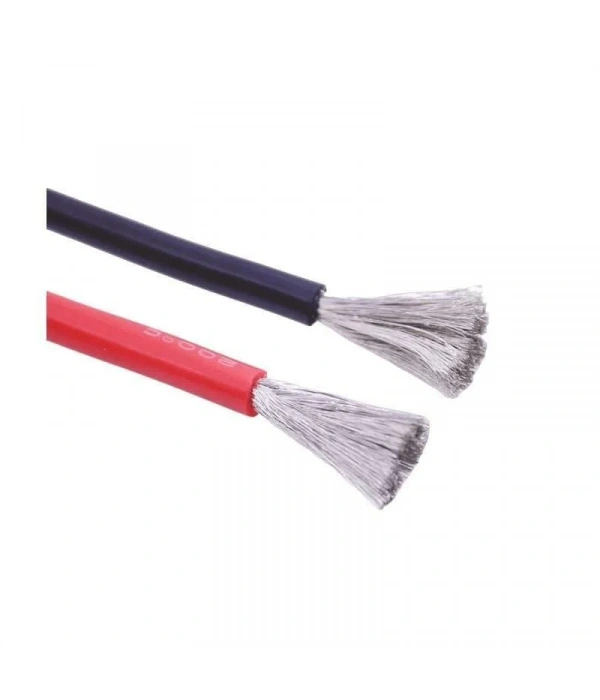 10 AWG Silikon Kablo (Kırmızı + Siyah)