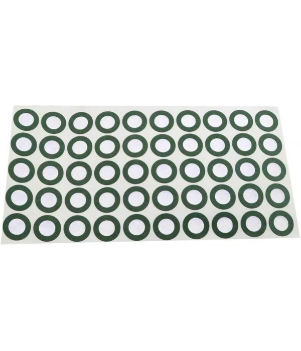 18650 Pil Artı Kutup için Tekli 100 Adet Yalıtım İzolasyon Contası Delikli Arpa Kağıt