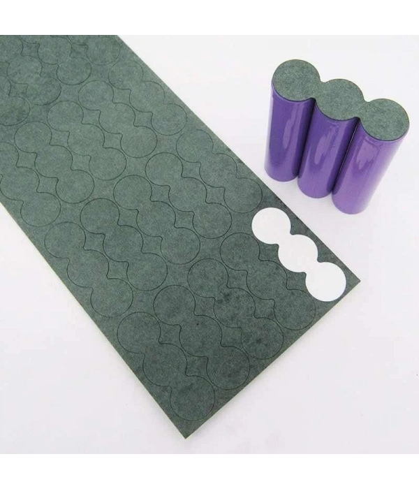 18650 Pil için 3lü 10 Adet Yalıtım İzolasyon Contası Düz Deliksiz Arpa Kağıt