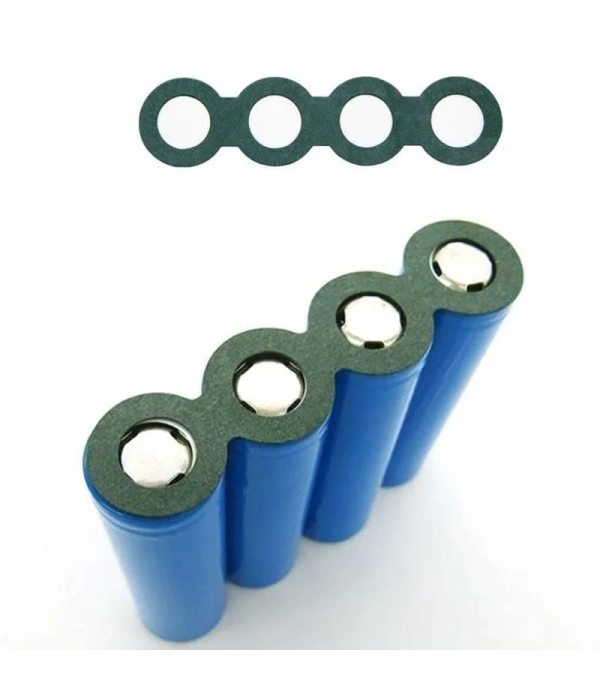 18650 Pil için 4lü 30 adet Yalıtım İzolasyon Contası Arpa Kağıt Delikli