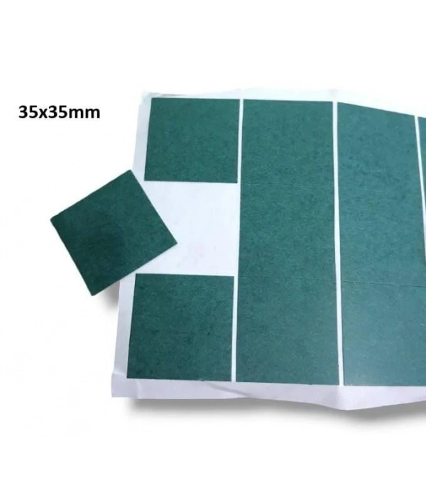 18650 Pil için Kare Tip (2x2 Pil) 12 Adet Yalıtım İzolasyon Contası Arpa Kağıt Düz Deliksiz