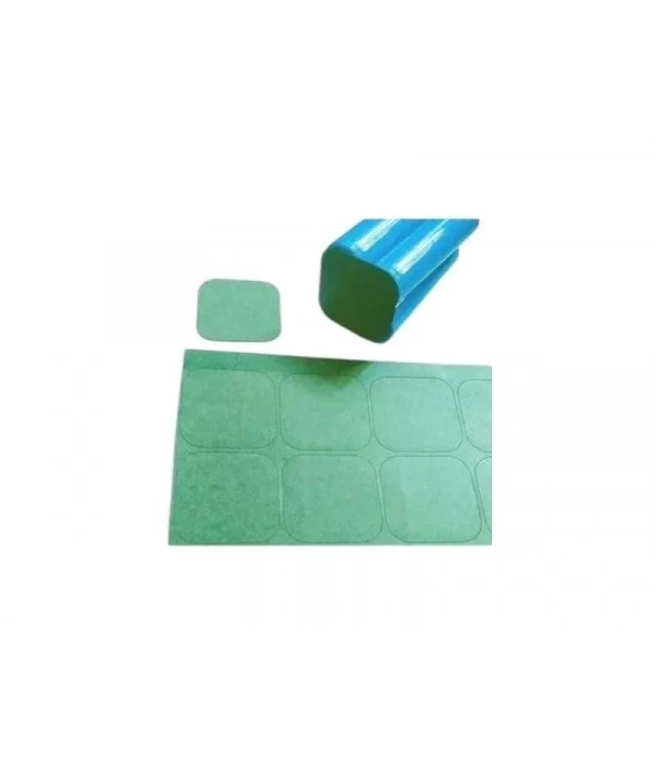 18650 Pil için Kare Tip (2x2 Pil) 12 Adet Yalıtım İzolasyon Contası Arpa Kağıt Düz Deliksiz Yuvarlatılmış Köşeli