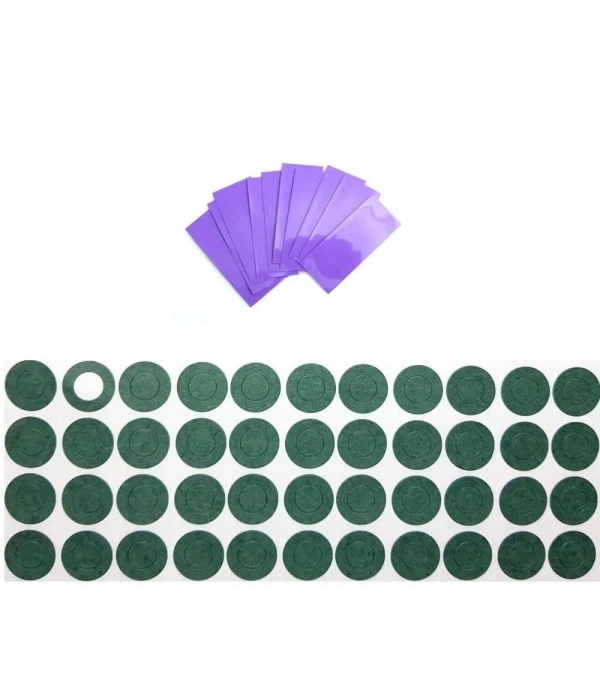 18650 Pil Shrink Yenileme Seti ( 50 ad. Mor Shrink ve Arpa Kağıt)