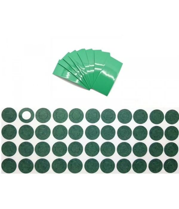 18650 Pil Shrink Yenileme Seti ( 50 ad. Yeşil Shrink ve Arpa Kağıt)