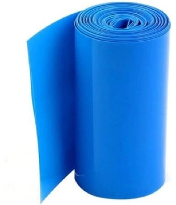270mm Mavi Batarya Kaplama Shrink Isıyla Daralan PVC Makaron