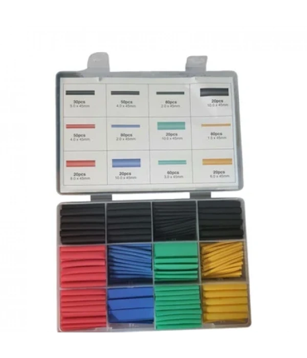 530 Parça Makaron Seti Kutulu - Daralan Makaron Kablo Koruyucu Yalıtım