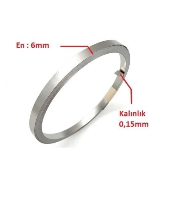6 x 0,15 mm Nikel Kaplı Punta Teli - 10 metre