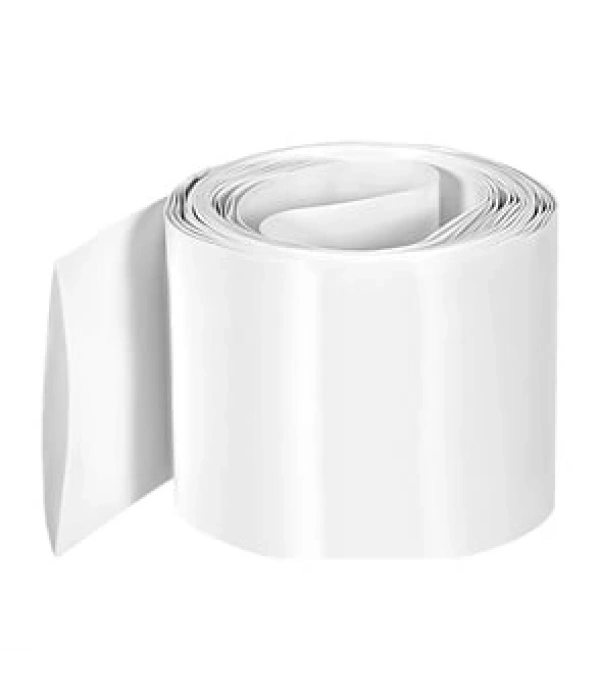 70mm Beyaz Batarya Kaplama Shrink Isıyla Daralan PVC Makaron