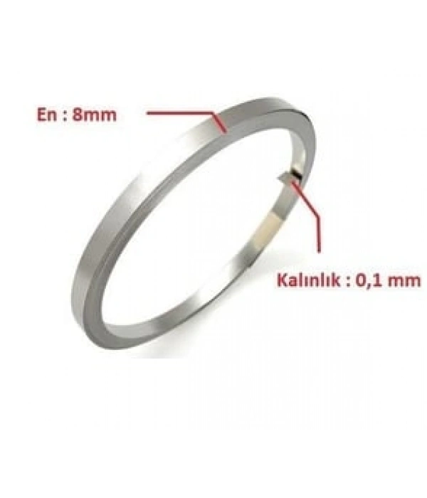 8 x 0,10 mm Nikel Kaplı Punta Teli - 10 metre
