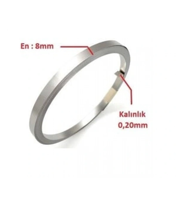 8 x 0,20 mm Nikel Kaplı Punta Teli - 10 metre