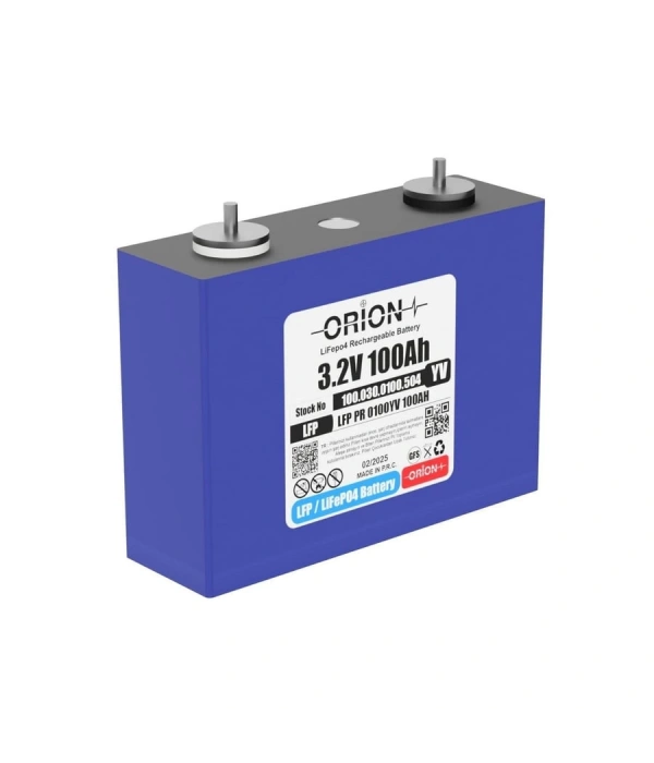 ORION LiFePO4 3.2V 100YV 100AH Prizmatik Pil
