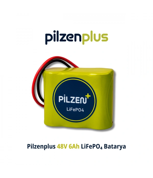 Pilzenplus 48V 6Ah LiFePO₄ Batarya