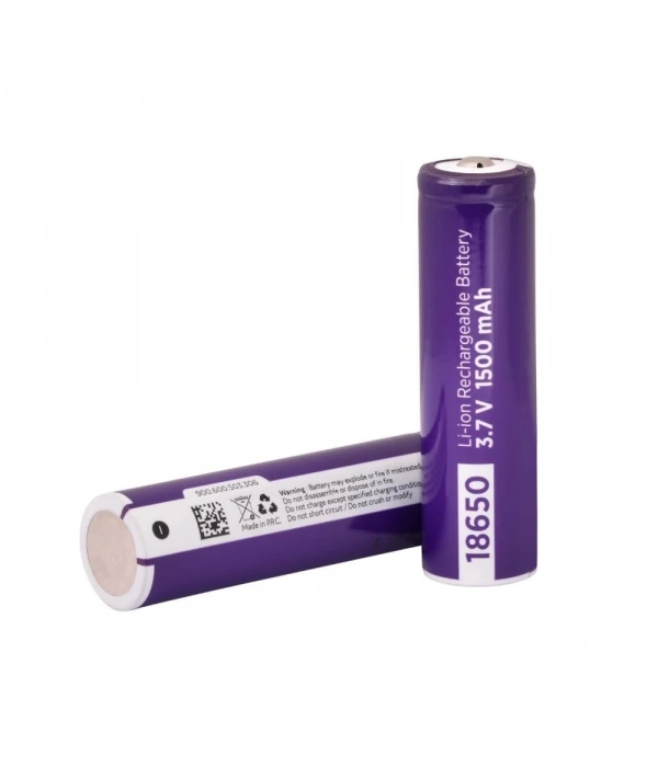 Power-Xtra PX18650-15LW - 3.7V 1500 Mah Li-ion Şarjlı Pil - Başlı - 0.5C