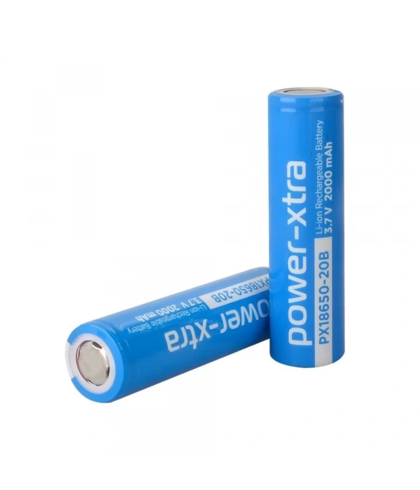 Power-Xtra PX18650-20LW - 3.7V 2000 mAh Li-ion Şarjlı Pil - 1C
