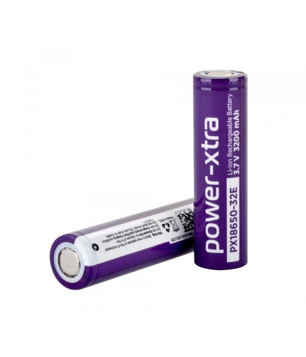 Power-Xtra PX18650-32E - 3.7V 3200 Mah Li-ion Pil - 3C
