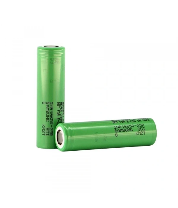 Samsung INR18650-25R8 - 3.7V 2500 mAh Li-ion Şarjlı Pil -20A - 8C