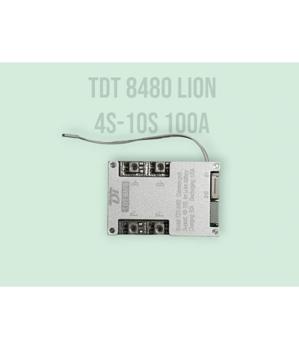 TDT 4S-10S Arası Destekli 100A Balanslı Lityum Batarya BMS