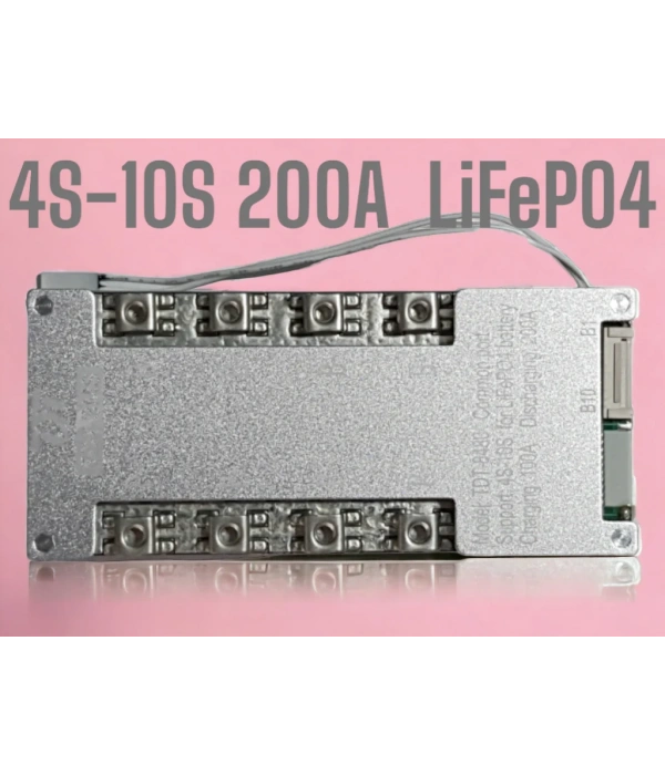 TDT 4S-10S Arası Destekli 200A Balanslı LiFePO4 Batarya BMS