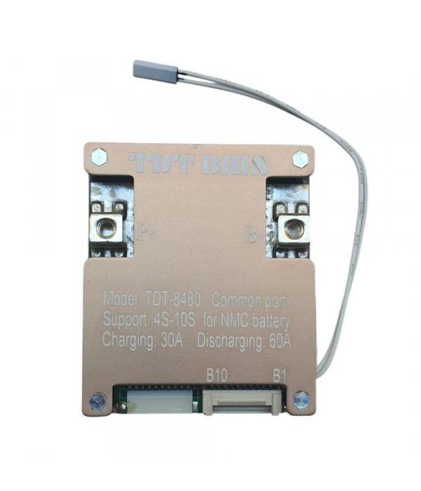TDT 4S-10S Arası Destekli 60A Balanslı Lityum Batarya BMS