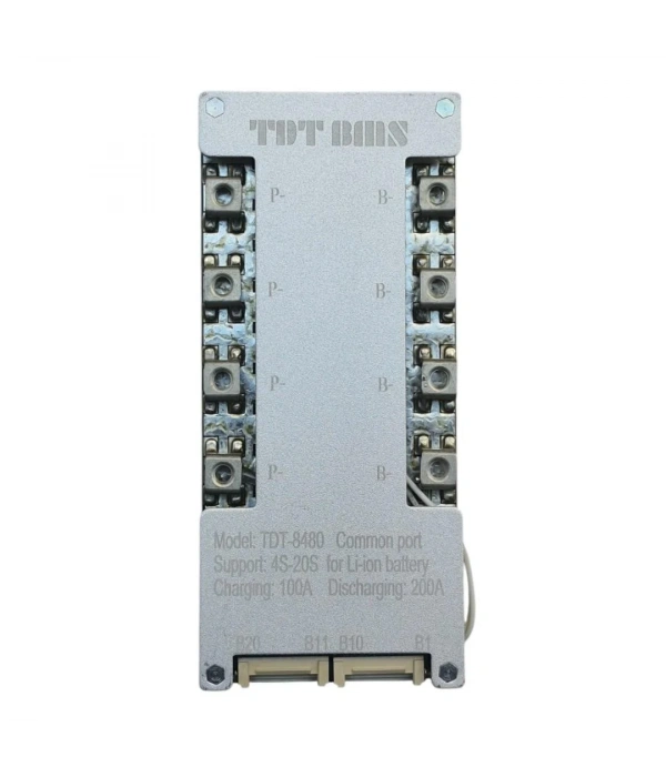 TDT 4S-20S Arası Destekli 200A Balanslı Lityum Batarya BMS