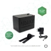 İYONSAN IYN-UMY-2412-SET 24V 12Ah LiFePO4 UMAY Akülü Araba Bataryası ve Şarj Cihazı Seti