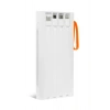 Powerway QC10 Beyaz 10.000 mAh PD 22.5W Dahili Kablolu Hızlı Şarj Led Işıklı Powerbank