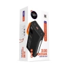 Powerway QC20 Siyah 20.000 mAh PD 22.5W Dahili Kablolu Hızlı Şarj Led Işıklı Powerbank