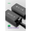 Powerway QC30 Siyah 30.000 mAh PD 22.5W Hızlı Şarj Led Işıklı Powerbank