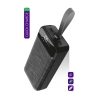 Powerway QC30 Siyah 30.000 mAh PD 22.5W Hızlı Şarj Led Işıklı Powerbank