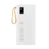 Powerway QC30S Beyaz 30.000 mAh PD 22.5W Dahili Kablolu Hızlı Şarj Led Işıklı Powerbank