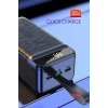 Powerway QC60 Siyah 60.000 mAh PD 22.5W Hızlı Şarj Led Işıklı Powerbank