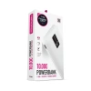 Powerway TX108 Beyaz 10.000 mAh Dijital Göstergeli Ekstra Kablolu 4 Çıkışlı Powerbank