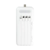 Powerway TX60 Beyaz 60.000 mAh Çoklu Çıkış Dijital Göstergeli Ekstra Kablolu Powerbank