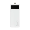 Powerway TX60 Beyaz 60.000 mAh Çoklu Çıkış Dijital Göstergeli Ekstra Kablolu Powerbank