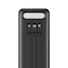 Powerway TX80 Siyah 80.000 mAh Çoklu Çıkış Dijital Göstergeli Ekstra Kablolu Powerbank