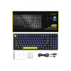 Blue Switch Z-94 Mekanik Klavye %90 Rainbow Işıklı Oyuncu Klavyesi (İngilizce Q Klavye) Huano