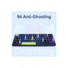 Blue Switch Z-94 Mekanik Klavye %90 Rainbow Işıklı Oyuncu Klavyesi (İngilizce Q Klavye) Huano