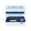 Blue Switch Z-94 Mekanik Klavye %90 Rainbow Işıklı Oyuncu Klavyesi (İngilizce Q Klavye) Huano