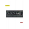 K-662 Huano Brown Switch Rainbow Işıklı Ingilizce Mekanik Oyuncu Klavyesi