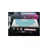MX-1 Mekanik Klavye RGB Red Switch Türkçe Oyuncu Klavyesi Beyaz Mini Klavye Kablolu
