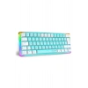 MX-1 Mekanik Klavye RGB Red Switch Türkçe Oyuncu Klavyesi Beyaz Mini Klavye Kablolu